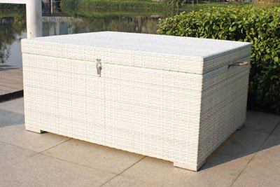 Saba Outdoor Storage Box White