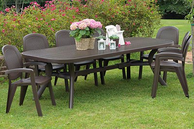  Nardi Toscana 9 Piece Outdoor Dining Setting