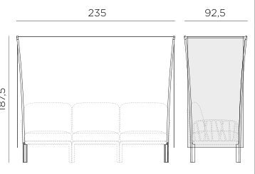 Nardi Komodo Ombra 3 dimensions