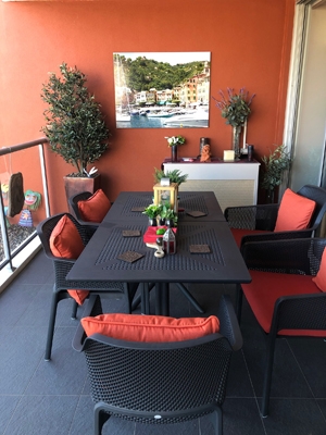 Nardi clip table and net chairs