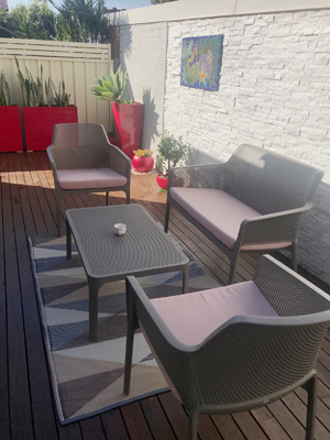 Nardi Net Bench 4 Piece Set Set